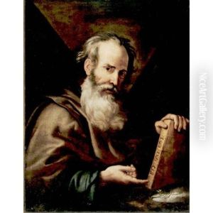 Portrait Of Saint Andrew by Jusepe de Ribera