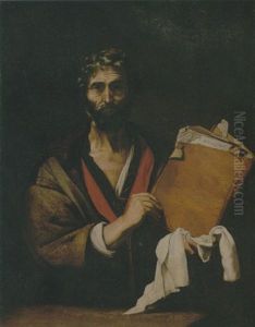 A Greek Philosopher Holding A Book