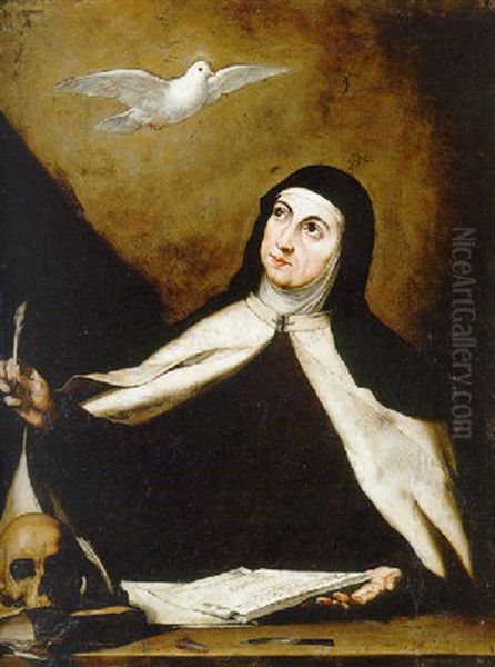 Santa Teresa Inspirada Por El Espiritu Santo - view 1