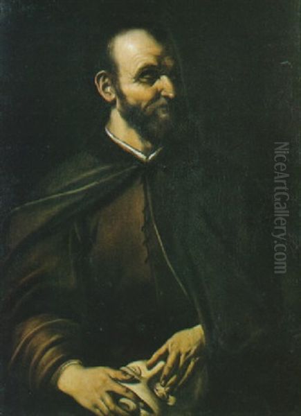 Carneade Con La Statua Della Testa Di Panisco (allegoria Del Tatto) - view 1