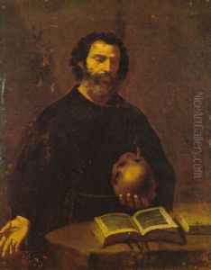 Bildnis Eines Philosophen by Jusepe de Ribera