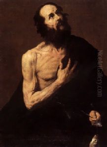 Der Hl. Petrus Als Fischer by Jusepe de Ribera