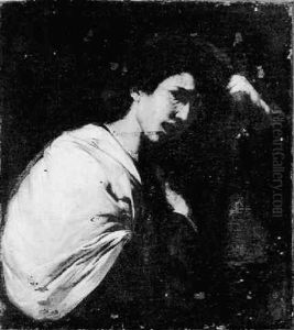 Femme S'arrachant Les Cheveux by Jusepe de Ribera