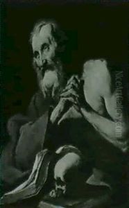 Saint Jerome In Penitence by Jusepe de Ribera