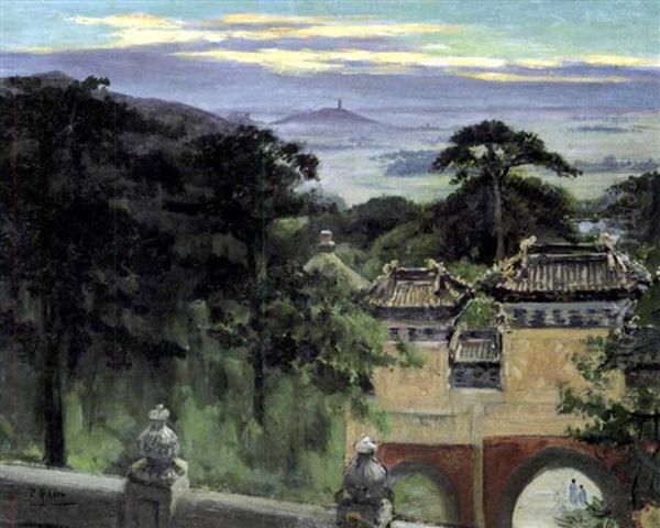 Chine, Vue De Pekin - view 1