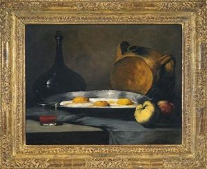 Stilleben (mit Spiegeleiern)