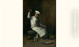 Le Cuisinier by Germain Theodure Clement Ribot