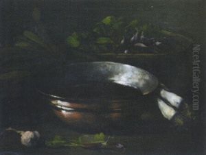 Nature Morte Aux Radis by Germain Theodure Clement Ribot