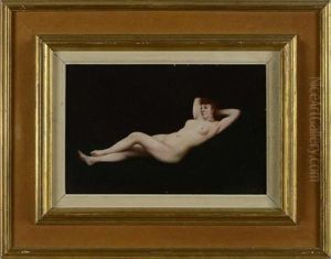 Portrait De Femme Nue Allongee Portrait De Femme Nue Allongee