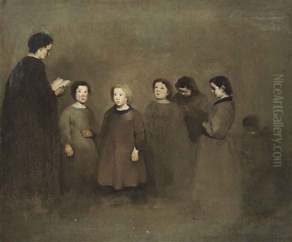 A Lesson At Bracquemont - view 1