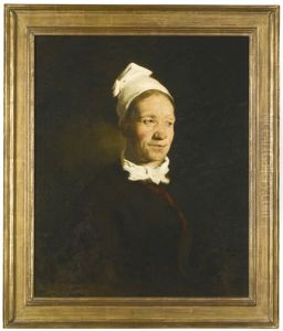 Une Paysanne Bretonne by Theodule Augustine Ribot