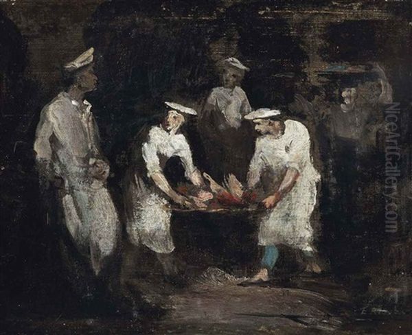 A Busy Kitchen - view 1