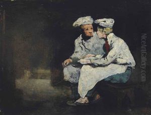 Les Marmitons by Theodule Augustine Ribot