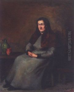 Portraet Af Siddende Dame