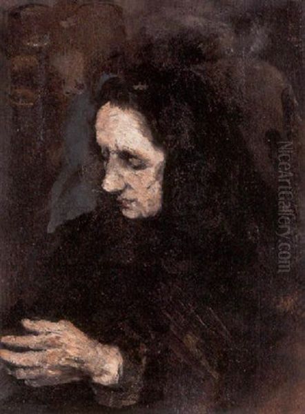 Etude Pour Le Portrait De La Soeur Du Peintre - view 1