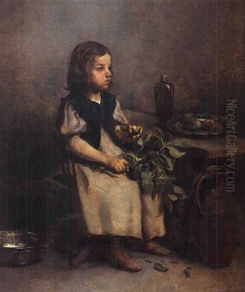 La Petite Fille Dans La Cuisine - view 1