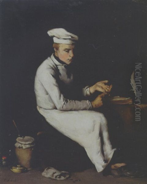 The Accountant Cook by Theodule Augustine Ribot