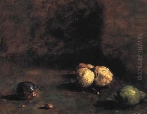 Still Life With Fruit by Theodule Augustine Ribot