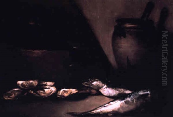 Still Life With Oysters And Fish - view 1