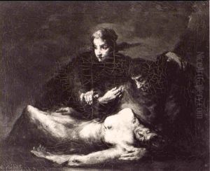 Mourning Women by Theodule Augustine Ribot