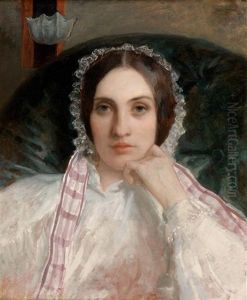 Portrait De Madame Lise Radcliff by Gustave Ricard