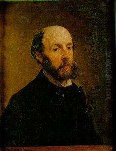 Portrait D'eugene Fromentin by Gustave Ricard