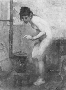 An Artist's Model by Gustave Ricard