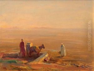 Etude Pour La Source (maroc, 1934)(study)