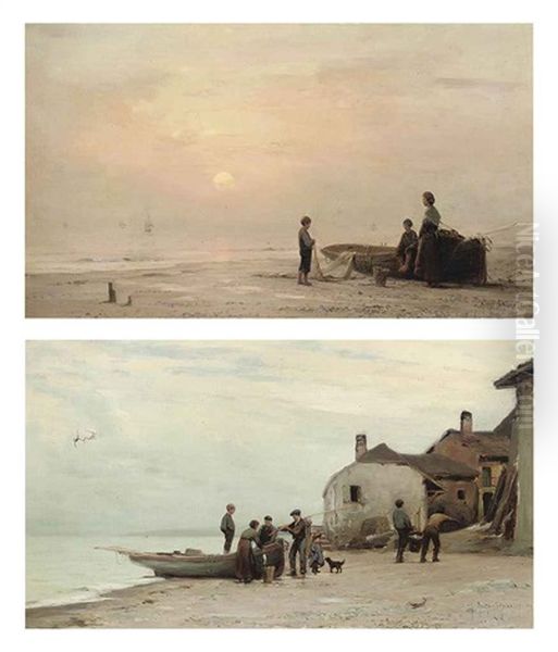 Bringing In The Catch (+ Waiting For The Catch; Pair) - view 1