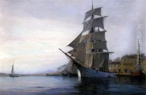 Bateaux De Peche Au Port by Georges Ricard-Cordingley