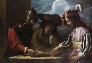 The Card Players by Pietro Ricchi