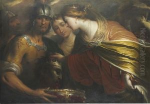 Queen Tomyris With The Head Of King Cyrus by Pietro Ricchi