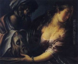 Salome Et La Tete De Saint-jean Baptiste by Pietro Ricchi