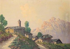 Paysage De Montagne by Guido Ricci