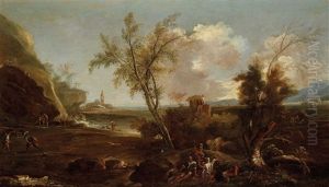 Landscape With A Hunting Party