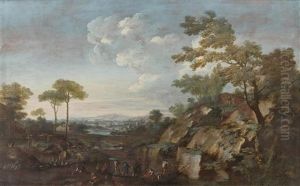 A Vast Landscape With Figures