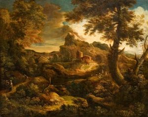 Italienische Landschaft by Marco Ricci