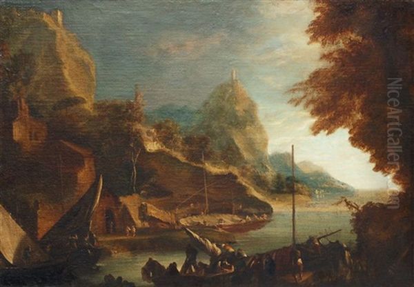 Hafen In Felsiger Landschaft - view 1