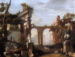 Site Archeologique Dans La Campagne Italienne by Marco Ricci