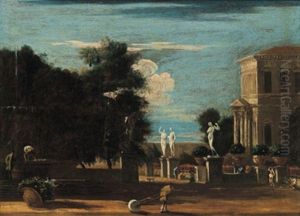 Park Einer Villa by Marco Ricci