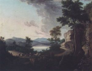 A Pastoral Landscape by Marco Ricci