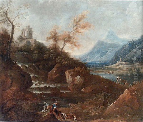 Paesaggio Con Cascata - view 1