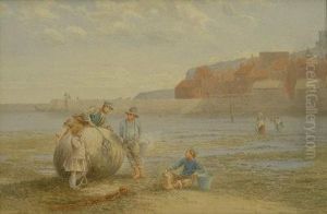 'the Harbour Buoy' - Children Playing Near Tate Hill Pier Whitby