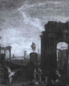 Capriccio Of Ruins With The Flight Into Egypt Capriccio Of Ruins With The Flight Into Egypt