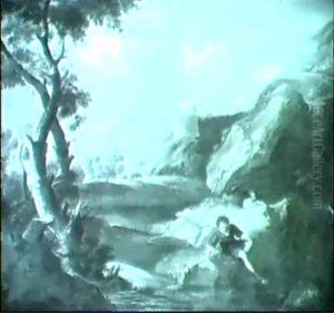 Gebirgslandschaft Mit Narccid Gebirgslandschaft Mit Narccid