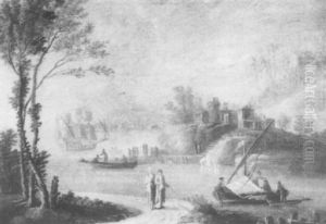 An Italianate Coastal Landscape An Italianate Coastal Landscape