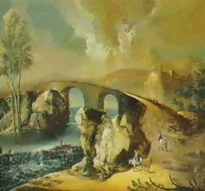 Paesaggio Con Grande Ponte E Figure Paesaggio Con Grande Ponte E Figure
