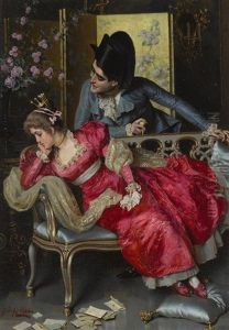 A Lovers' Quarrel; A Flirtatious Moment (a Pair) A Lovers' Quarrel; A Flirtatious Moment (a Pair)