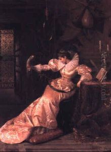 The Pet Parrot by Pio Ricci