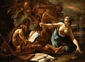 Lovers In An Elegant Interior